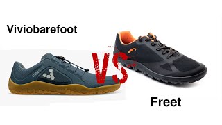 Vivobarefoot Primus trail FG vs Freet Feldom trail shoe [upl. by Nitnerb]