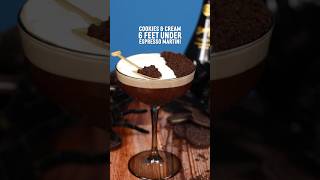 Halloween Espresso Martini Idea Cookies amp Cream Martini 🪦 espressomartini [upl. by Susejedesoj]