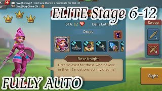 Lords Mobile Elite 612  STAGE 612 Fully Auto 4K 60fps [upl. by Curr245]