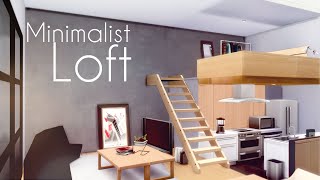 Minimalist Loft 🌉 ☕️  910 Medina Studios  The Sims 4 Apartment Build  No CC  Download Links [upl. by Livvi]