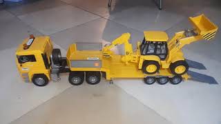 MAN TGA 41 440 BIG TRUCK JCB 4CX WORK MACHINE [upl. by Katlaps]