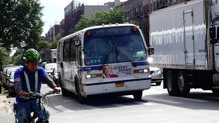 MTA New York City Bus 1999 NovaBus RTS 5140 on the B49 Ocean Av  Av J [upl. by Kernan686]