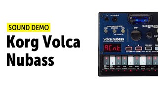 Korg Volca Nubass Demo no talking [upl. by Feetal]