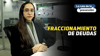 LaRutaDeLaPrevención Fraccionamiento de deudas [upl. by Annehs]