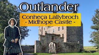 Fui na Casa de Jamie Fraser de Outlander Lallybroch  Midhope Castle [upl. by Judon]