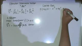 KALKUKUS IIOperator Diferensial Vektor quotdelquot  Gradien dan Divergensi [upl. by Nylareg]