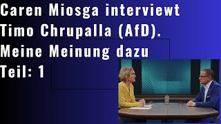 Caren Misoga interviewt Timo Chrupalla AfD und meine Meinungen dazu Teil 1 [upl. by Relyat930]