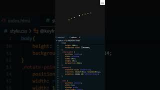 Rotating Text  HTML CSS 🥳😎 short tutorials trending animation [upl. by Assil798]