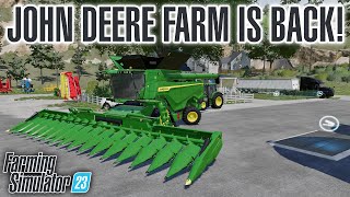 John Deere Farm Is Back  Amberstone FS23 [upl. by Iruam]