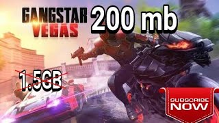 200mb how to download and play gangstar vegas lite just 200mb for android [upl. by Arriat738]