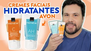 RESENHA HIDRATANTE AVON Antioxidante com Vitamina C e Preenchedor com Ácido Hialurônico Renew [upl. by Uhp77]