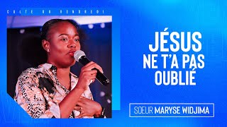 JÉSUS NE T’A PAS OUBLIÉ  SŒUR MARYSE WIDJIMA [upl. by Solberg]