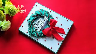 Beautiful Christmas Card  Special Handmade Christmas Card Idea  Tutorial [upl. by Sedecrem]