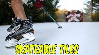 Hockey Tiles You can Skate on Revolution Tiles Review [upl. by Innavoj]