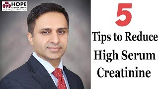 Dr Shafiq Cheema Provides Tips To Reduce High Serum Creatinine [upl. by Llemij218]