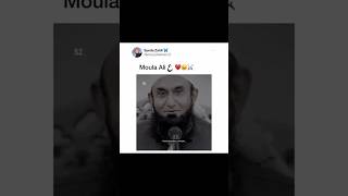 Mola Ali tarik Jameel ka byanshortvideo nadeemsarawar trendingshorts officalvideo yaali [upl. by Isidore93]