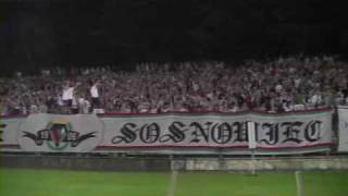 Zagłębie Sosnowiec  Górnik ZabrzeOkazywanie sympatii dla Górnika Zabrze [upl. by Nimsaj]