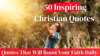 Christian Quotes That Will Boost Your Faith and Trust In God [upl. by Aliek]