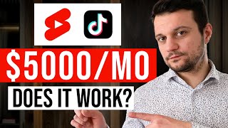 I Tried To Make Money Reposting TikToks On YouTube Honest Review [upl. by Bryner]