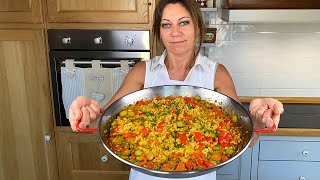 Paella Vegetariana Ricetta Spagnola Semplice [upl. by Chesney]