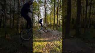 Bike trail training mtb biketrial bike trialsbiking [upl. by Marguerie]