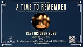 Memorial Service – A Time to Remember 2023 [upl. by Kipton]