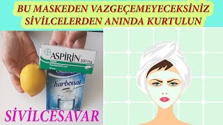 SİVİLCE VE LEKELERE SONMÜTHİŞ ETKİLİ ASPİRİN MASKESİGÜZELLİK SIRRI NIZ OLACAK100 DE 100 ETKİMASK [upl. by Ruy]