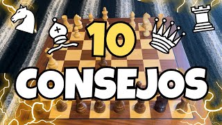 10 CONSEJOS de AJEDREZ para PRINCIPIANTES [upl. by Nilecoj]