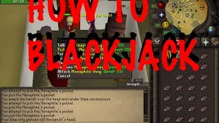 OSRS  How to blackjack  Simple short explanation thieving [upl. by Mullac]