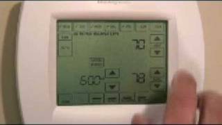 Horizon Services Inc  How To Use Your Honeywell VisionPRO IAQ Thermostat  Part 3 [upl. by Myrtia]