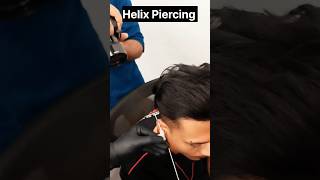 Helix Piercing piercing helix shorts youtubeshorts shortsvideo trending vairal short [upl. by Bushey425]