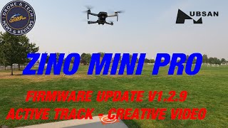 Hubsan Zino Mini Pro Firmware Update 129  A Lot Of Things Work Now [upl. by Akilegna]