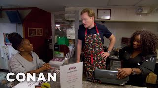 Conan Works At Sylvia’s Restaurant  CONAN on TBS [upl. by Thayne]