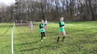 UK CAU Inter Counties XC U13 Girls 2022 [upl. by Tterab]