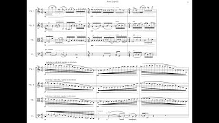 Matt A Mason  MonoLogic III for String Quartet 2020 ScoreVideo [upl. by Nyrual346]