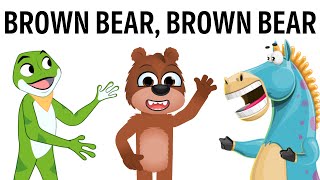 Brown Bear Brown Bear What do you See  Hide and Seek Animals Story for Kids [upl. by Gaut]