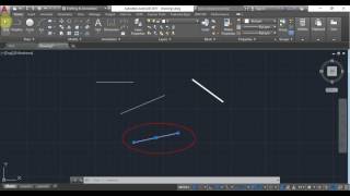 How to change LINETYPE and LINEWEIGHT AutoCAD 2017 [upl. by Arada]