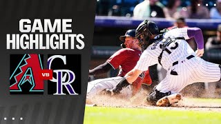 Dbacks vs Rockies Game Highlights 91824  MLB Highlights [upl. by Ekrub]