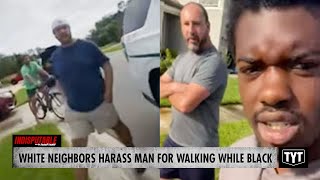 WATCH Black Man Harassed Followed By Mob Of White Neighbors In Community [upl. by Assiralk122]