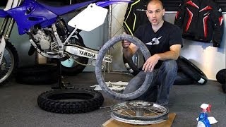 How To Change a Dirt Bike Tire  Motorcycle Superstore [upl. by Trebmal]