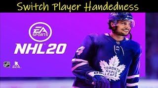 NHL 20  World Of CHEL  How To Switch Handedness [upl. by Brownson278]