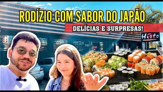 UMA VARIEDADE INCRÍVEL DE SUSHIS SASHIMIS E PRATOS QUENTE Recém chegados do JAPÃO [upl. by Darren]