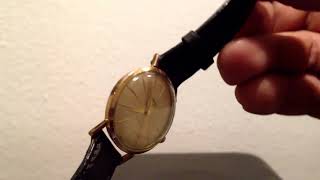 Wega incabloc 17 Jewels vintage Watch [upl. by Eocsor]