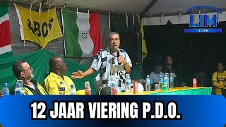 LIVE REPORTAGE  12 JAAR VIERING PDO  7 DEC 2024 [upl. by Darlene309]