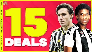 🚨15 deals in 1 month  Juventus News [upl. by Lonnard]