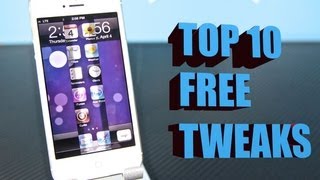 Top 10 FREE Cydia Tweaks For iOS 61361261  Must Have iPhone 54S43Gs Tweaks [upl. by Gerdeen]