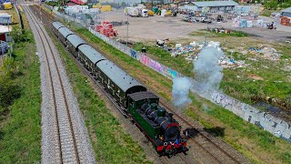 Cockerill 503🚂 oraz Tubize 2069🚂 z pociągiem quotRETROquot Kębłowo  Wolsztyn  352024📅  1340🕛 [upl. by Odradlig]