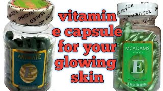 Vitamin e facial oil capsule for your glowing skin  priyankabeautys [upl. by Roby]