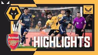 Unlucky Wolves defeated by Gunners  Wolves 01 Arsenal  Highlights [upl. by Sidoon]