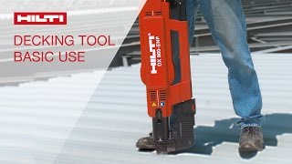 DEMONSTRATION of basic use of the Hilti powderactuated tool DX 860 [upl. by Hanni]